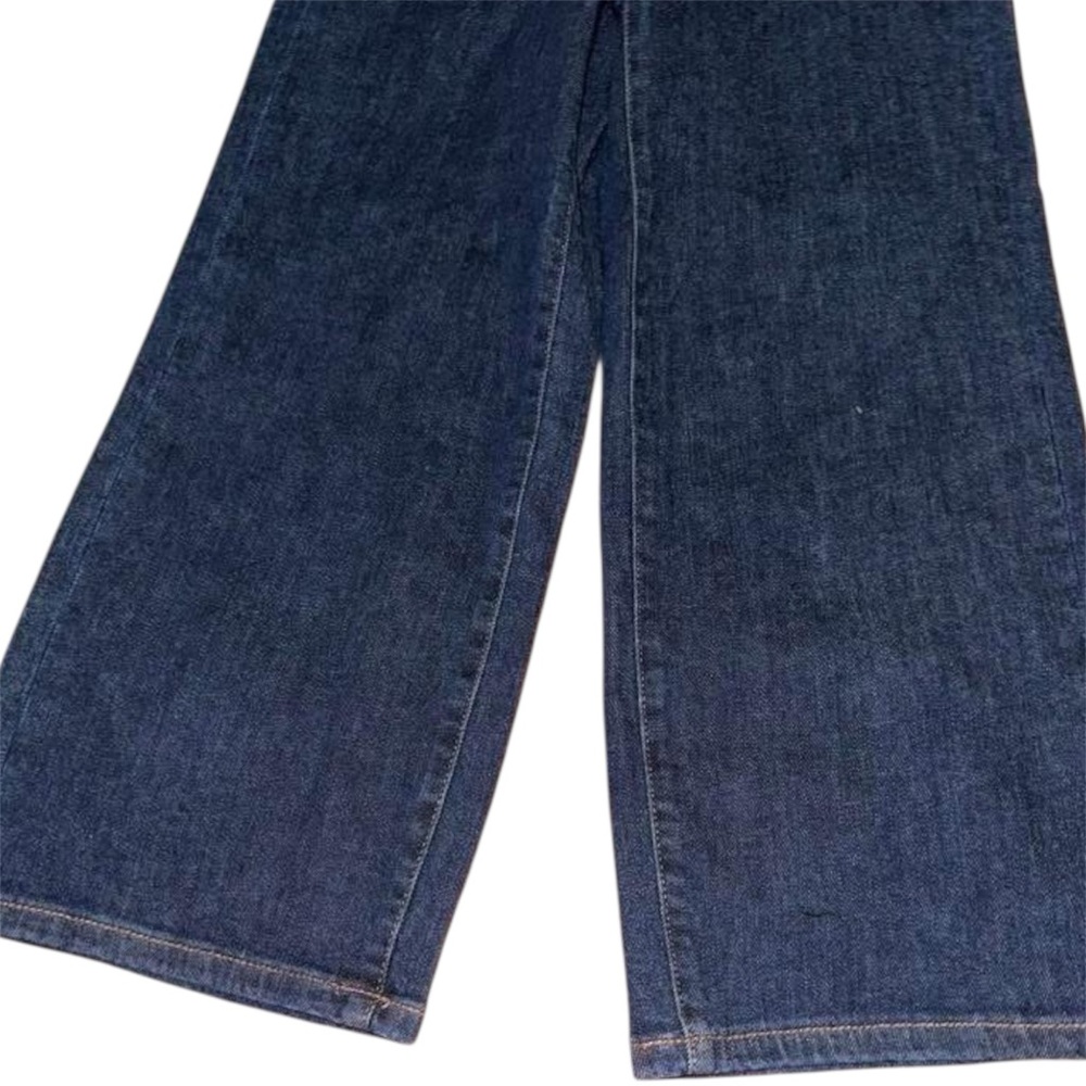 Judy Blue Dark Indigo Wide leg crop trouser style. So cute. Size 0/24 nwt! - Picture 10 of 10